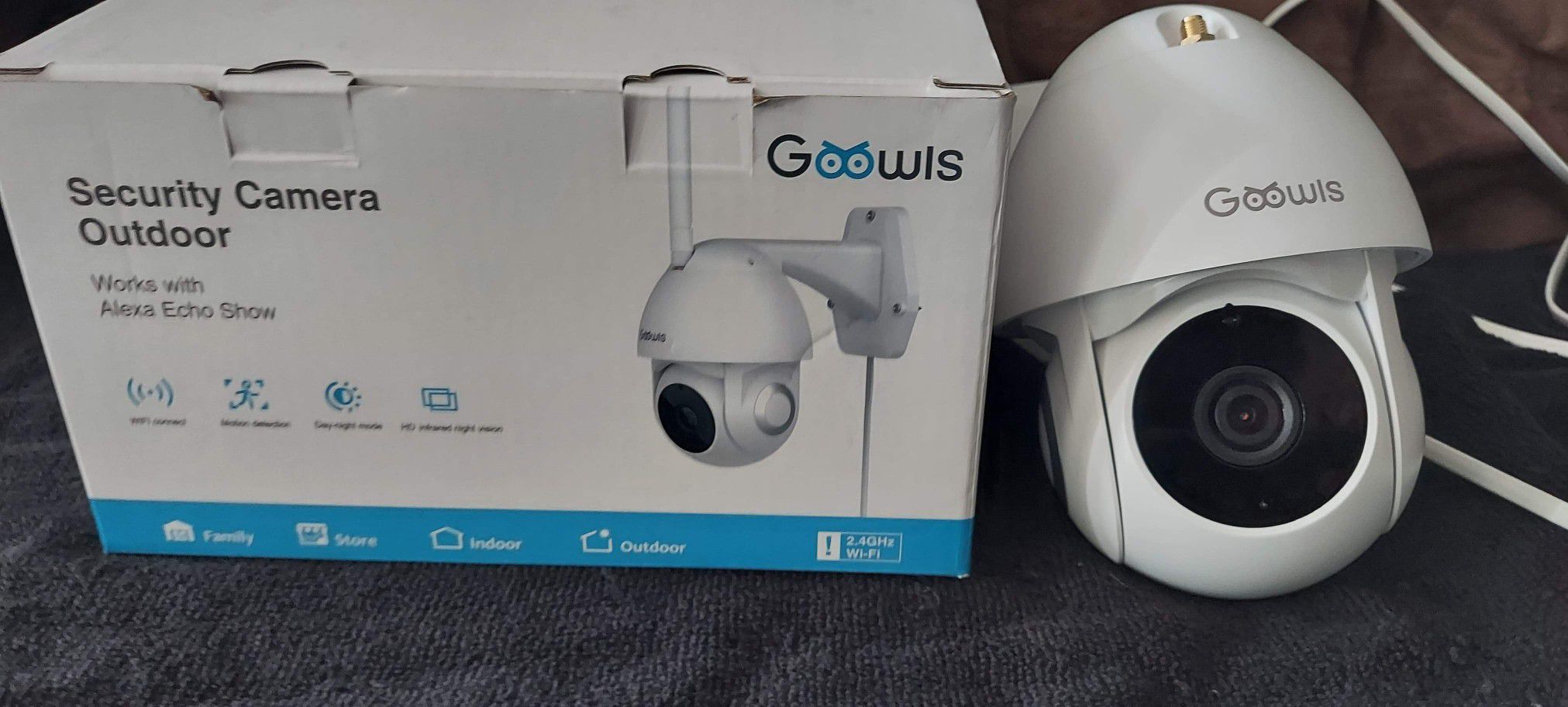 Goowls Security Camera Outdoor