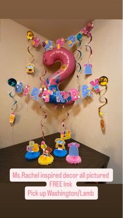 Inspired Ms. Rachel Decorations FREE