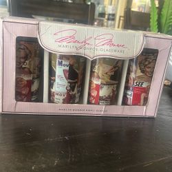 Marilyn Monroe Glassware