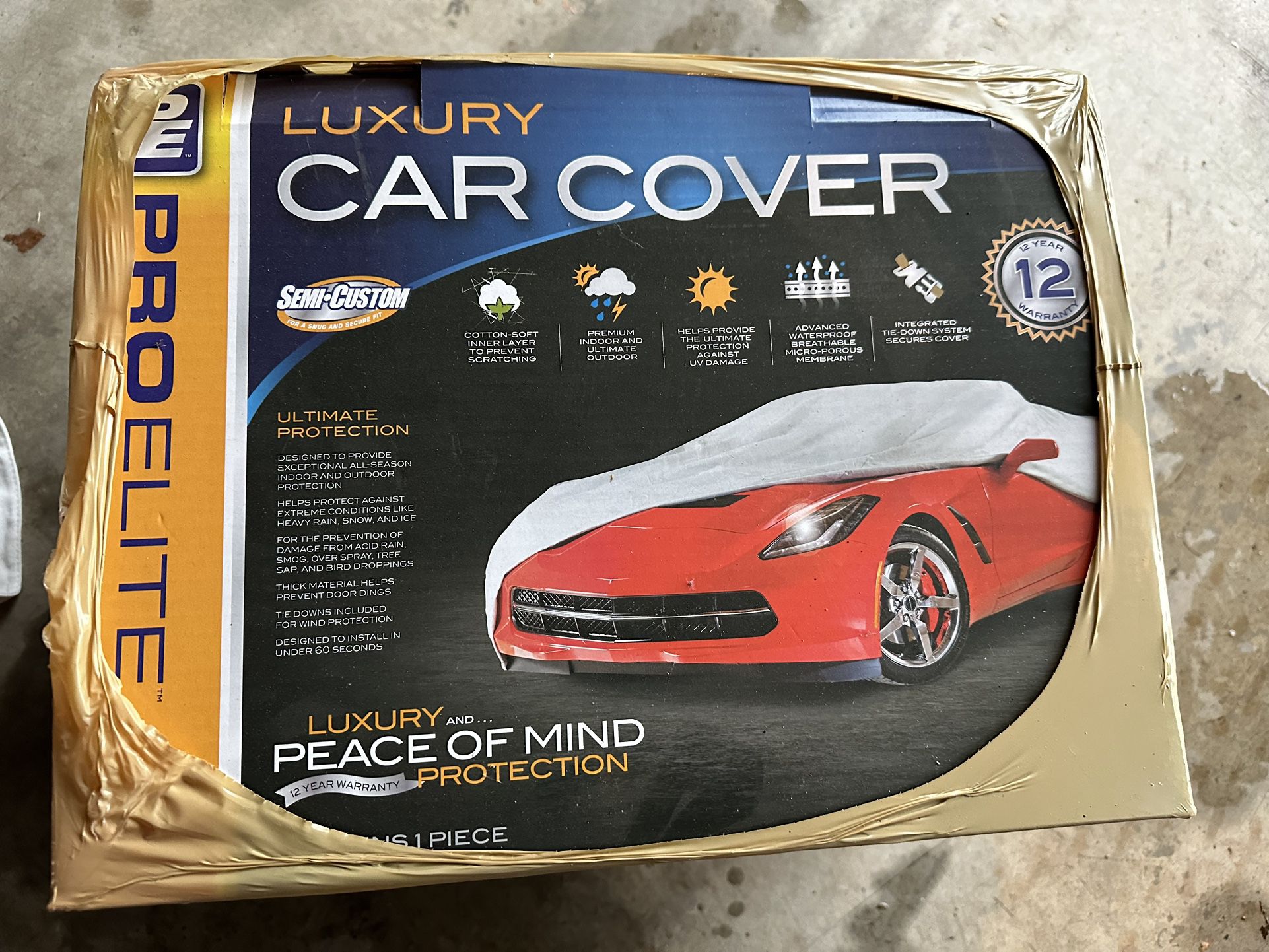 Outdoor All-weather Car Cover, Size 3
