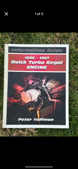 Buick Turbo Regal Engine 86-87 book