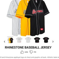 Rhinstone Baseball Jersey