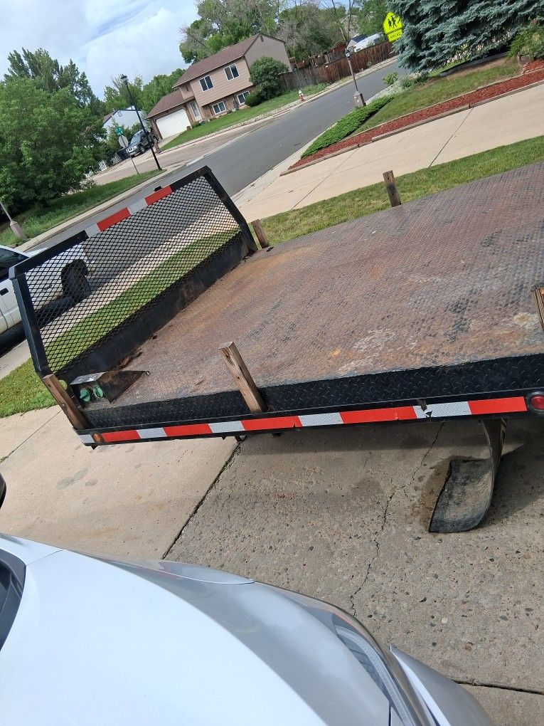 Diesel take flat bed