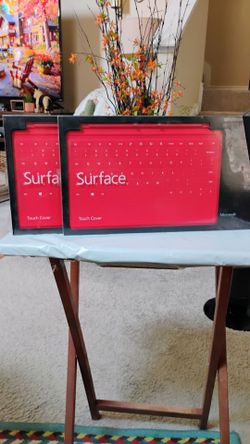 Open Box Microsoft Surface Touch Cover – Red – Windows 8 Pro/RT