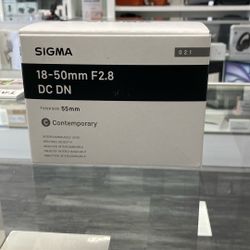 Sigma 18-50mm F2.8 DC DN SONY E