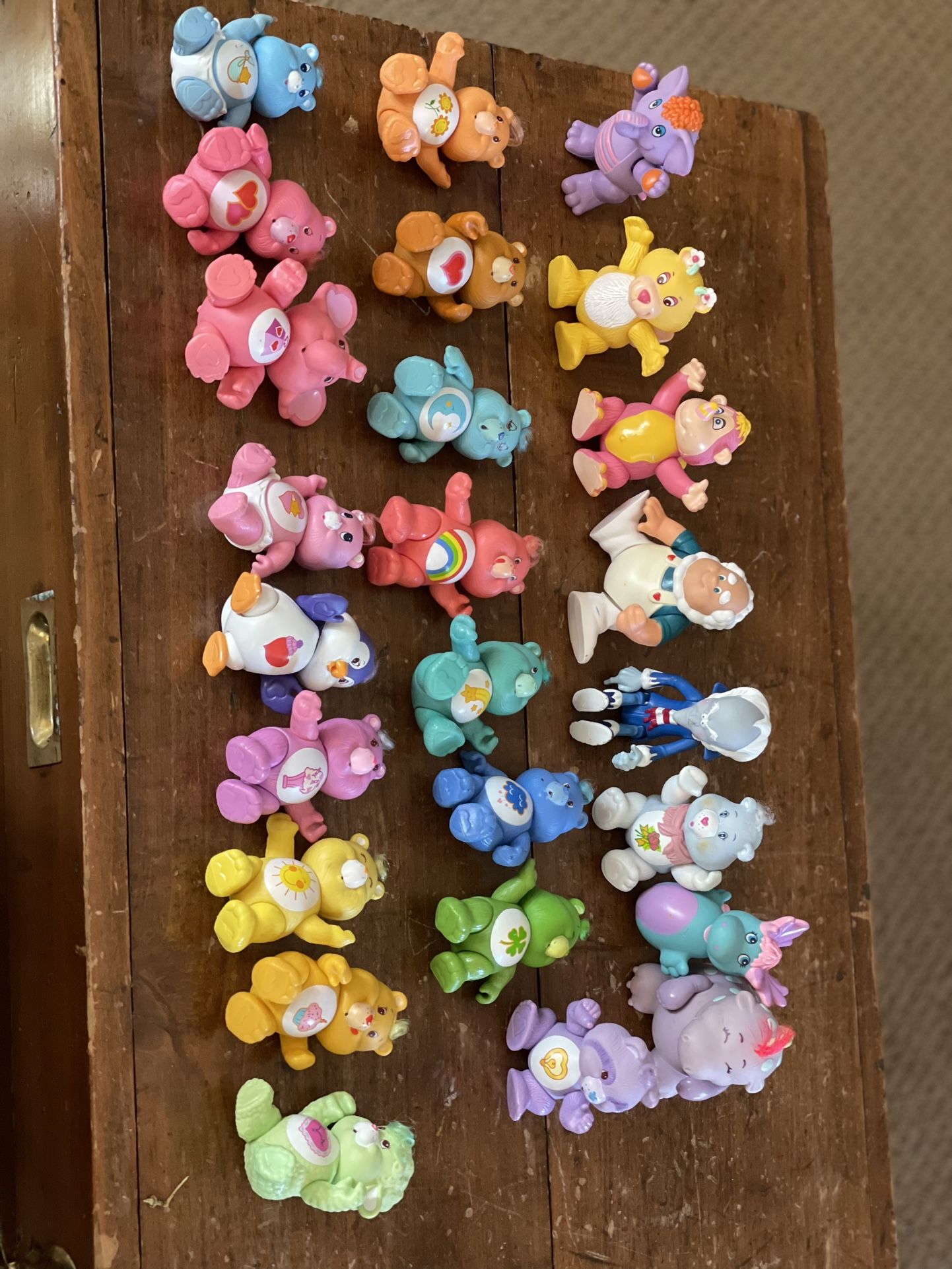 Vintage Plastic Care Bears