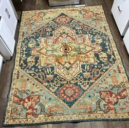 Beautiful NEw Turkish Area Rug 6.7”x 9’