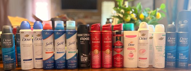 Deodorants and body sprays men and women