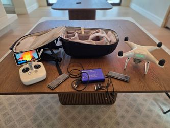 DJI Phantom 4 Pro+ Drone Bundle - Built-In Screen Remote & Loaded Extras