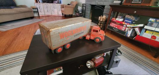 Woolworth's 1950's Toy Tractor Trailor Truck