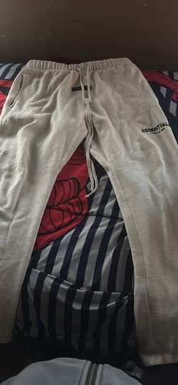 Essentials Light Oatmeal Sweatpants