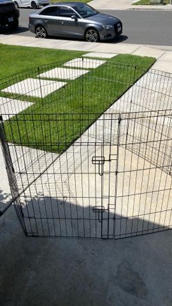 Dog pen and gate