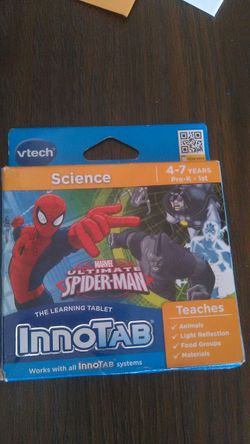 Ultimate spiderman science game for innoTab