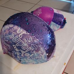 Helmet And Knee Pads For Girl Size M