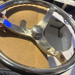 Schmitt 13.5 stainless steering wheel 