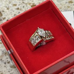 DIAMOND RING | 14K | 9.6G | SIZE 6.5