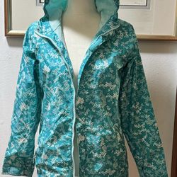 Columbia girls rain jacket sizes L