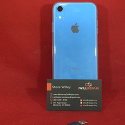 Apple iPhone XR Blue 64GB Unlocked $390