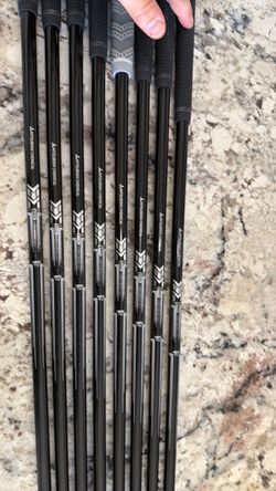 Mitsubishi Chemical 105 TX graphite iron shafts P-3 standard length