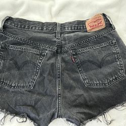 Levi’s Women’s Black Jean  Shorts