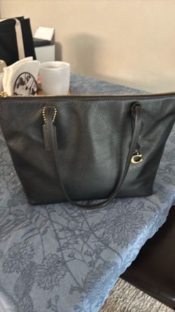 Coach black handbag