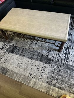 Real marble coffee table