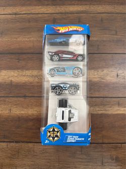5 Pack Hotwheels Gift Pack Security Law Enforcement In Package