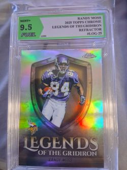 2025 topps chrome randy moss graded 9.5