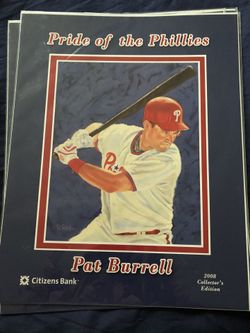 Philadelphia Phillies Pat Burrell Pride of the Print