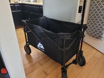 Ozark Trail Multi-Purpose Big Bucket Cart, Black Wagon
