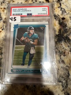 2021 Donruss Trevor Lawrence Rated Rookie PSA 9