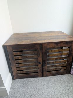 Cabinet enclosure for litterbox