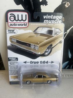Auto world vintage muscle 1/64 scale 1968 Dodge Coronet R/T