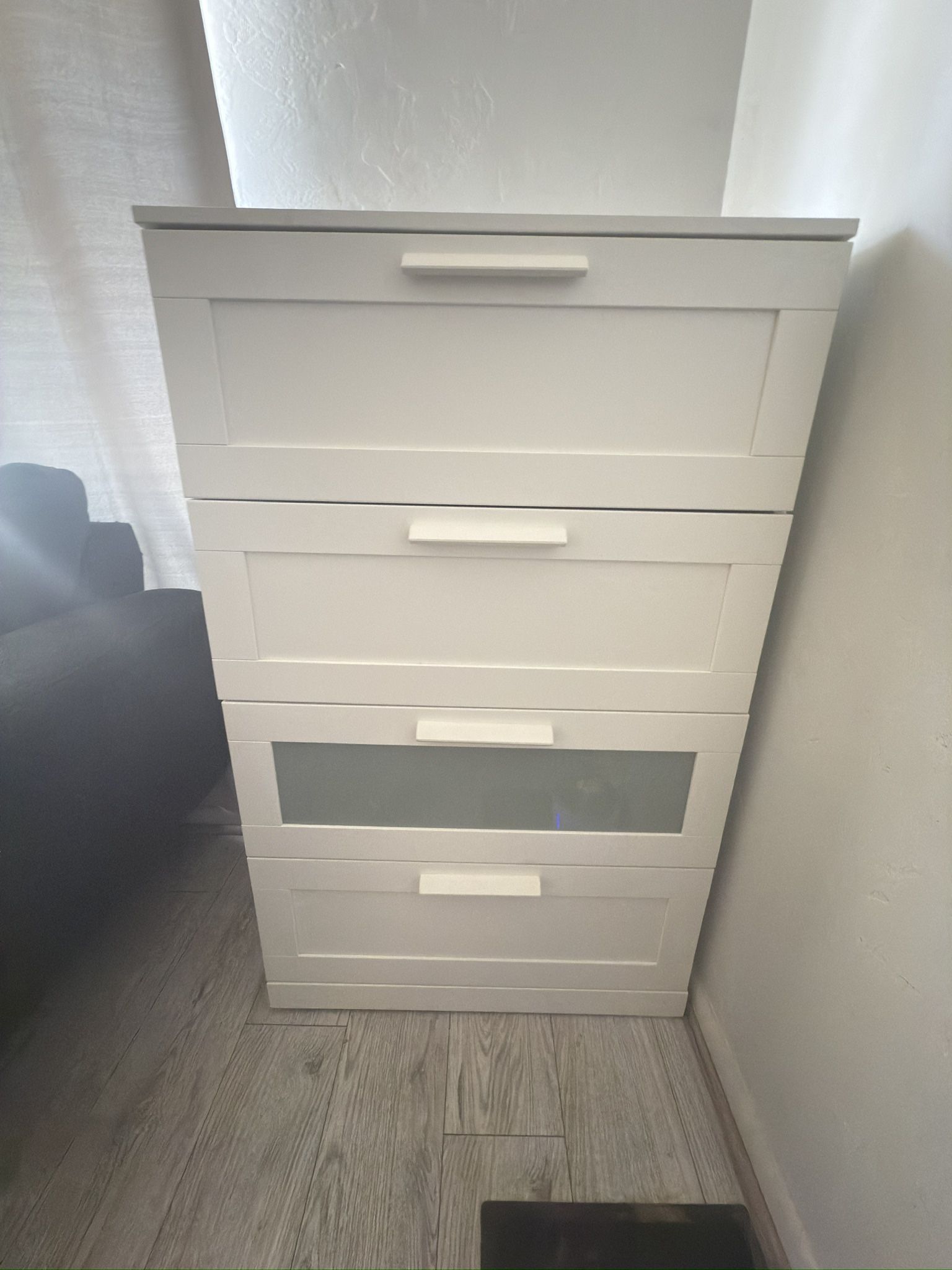 White IKEA dresser