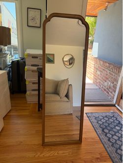 Free standing mirror 60”x20”