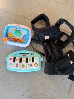 ergo baby, baby Einstein and kick and play