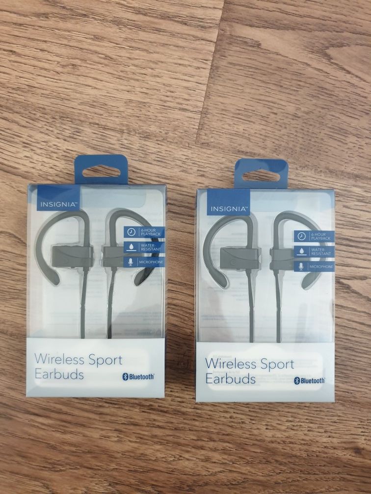 ( Lot of 2 ) Insignia Bluetooth Headset Wireless