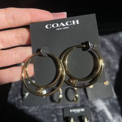 Coach Hoop Earrings