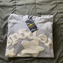 Grey Sp5der Hoodie 