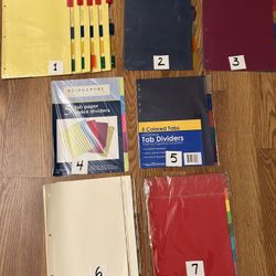 Tab Dividers