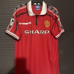 David Beckham Manchester United Jersey Size L
