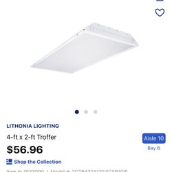 Light Fixture  Drop ceiling light 2x4 T8