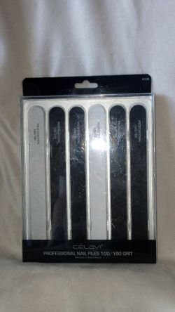 Celavi Professional Nail Files 100/180 Grit and manicure sets