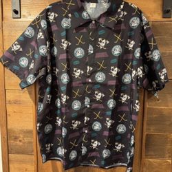 Anaheim Ducks Polo Button Up Shirt Mens Extra Large NHL Size XL