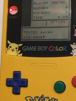 Pokémon Yellow Version, Game Boy Color