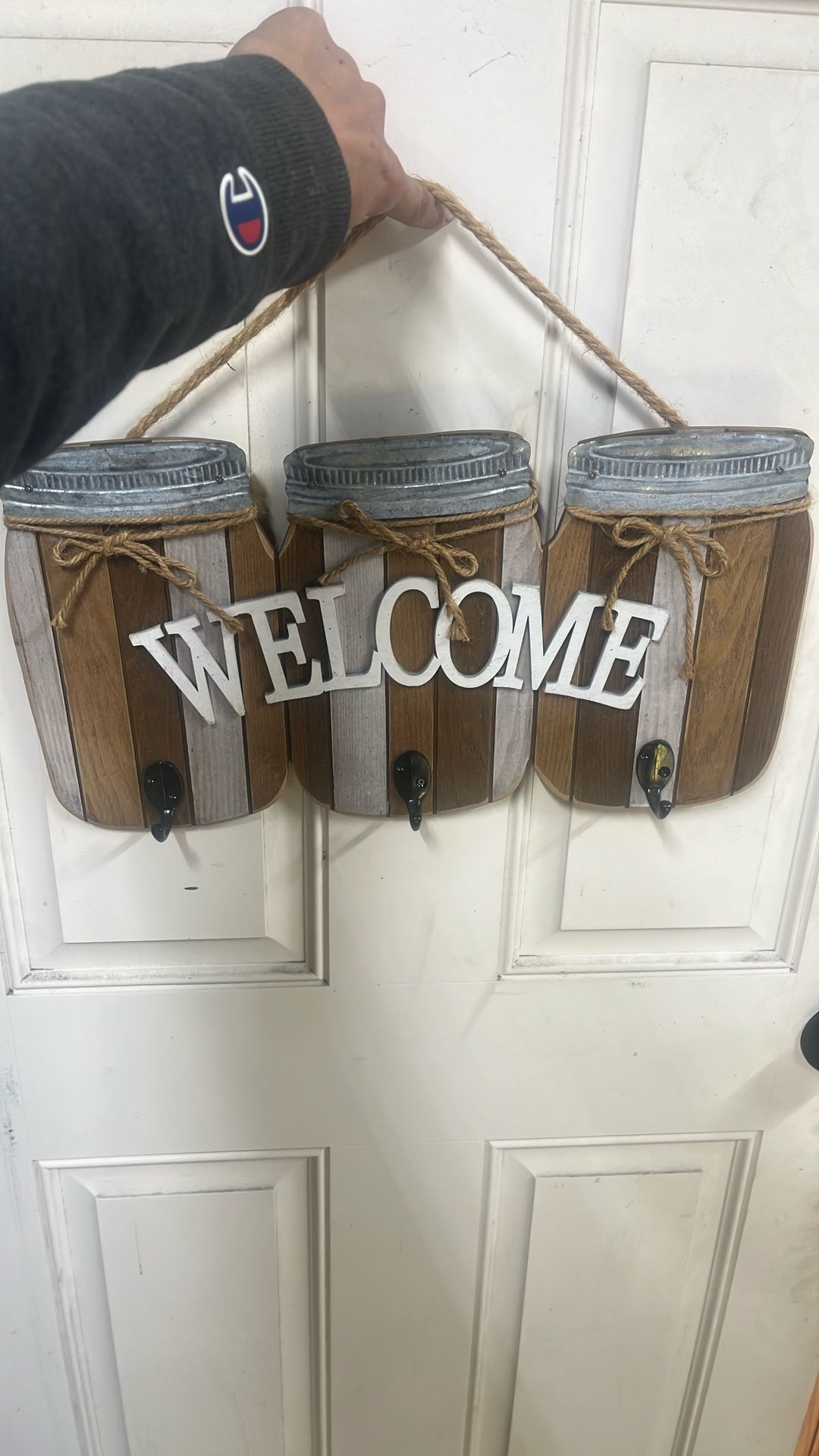 Welcome Sign / Key Or Hat Hanger