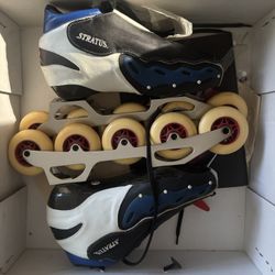 Vintage Riedell Speed Roller Skates Size 44  5 Wheels