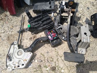 2016 Chevy truck. E brake peddel arm. Fender antenna with full mount bracket. Brake Booster and master cylinder