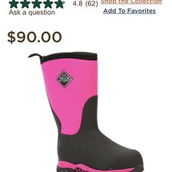 Pink Muck Boots For Kids