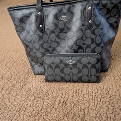 Coach Tote, Wallet, Makeup 